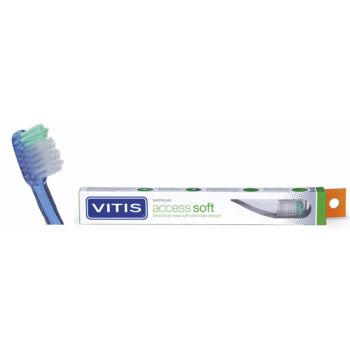 Зубная щетка VITIS® Soft/souple Access (мягкая, укороченная головка 2,0 мм)
