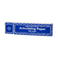 Артикуляционная бумага BAUSCH - ВК 09 - синяя - полоски - 40 мкм. 200 листов