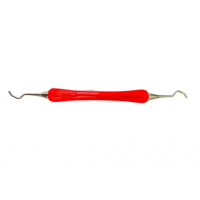 Инструмент для снятия зубных отложений серповидный №1 СР 4000-2-1 ЮП (красный силикон) Белмединструмент