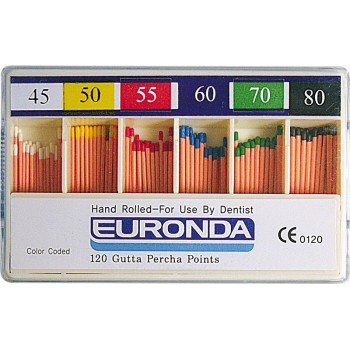 Штифты бумажные - EURONDA - 60 шт/уп. - конус 06. - размер №35