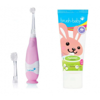 Электрическая зубная щетка Brush baby BabySonic Blue + паста Brush Baby