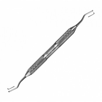 1707F - инструмент в форме мотыги для удаления отложений зубного камня. Эргономичная ручка Ø 10mm