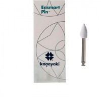 Силиконовые полиры Kagayaki Ensmart Pin на МЕТАЛ.ножке - Белый КОНУС - грубая абраз. - 1 штука - ENP 125-1S