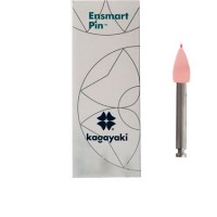 Силиконовые полиры Kagayaki Ensmart Pin на МЕТАЛ.ножке - Розовый КОНУС - грубая абраз. - 1 штука - ENP 32-1S
