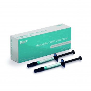 Herculite XRV Ultra Flow - текучий композит - 2 шприца по 2 гр. - оттенок A1 / KERR