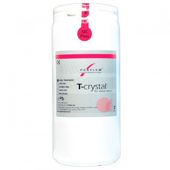 Perflex T-Crystal (Перфлекс Т-Кристал) - розовый, 200 гр. - термопластичный материал, арт. 11004