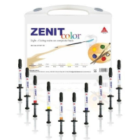 Zenit Color Kit - светоотверждаемые краски на основе композита - 10 штук по 1 гр. / President Dental