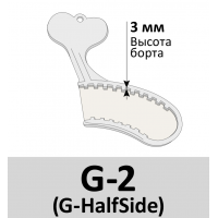Частичные сетчатые ложки Bitetray для одномоментного снятия оттиска - G2 - 50 шт.