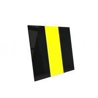 Soft Plate Bicolor Black-Yellow - термоформовочные пластины для вакуумформера Plastvac P7, мягкие, черно-желтый цвет, 3 мм, 2 шт. / Bio-Art