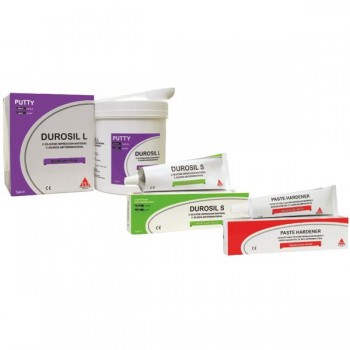 Дуросил набор (Durosil Kit) - С-силиконовая оттискная масса - база + активатор + коррекция / President Dental