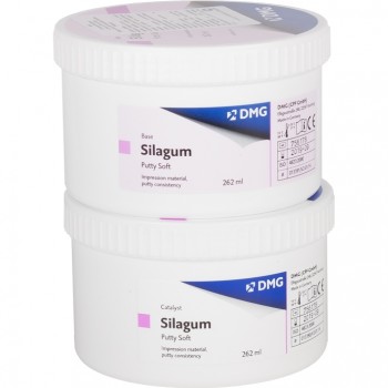 Силагум Патти Софт (Silagum Putty Soft) - база 262мл + активатор 262мл №909485 / DMG