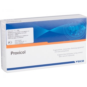 Провикол (Provicol) - для временной фиксации с гидроокисью кальция, 25 гр. + 25 гр. / VOCO