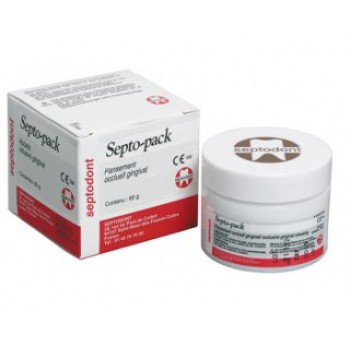 Септо пак (Septo pack) - 60 гр. - плотный десневой компресс - временный дентин / Septodont