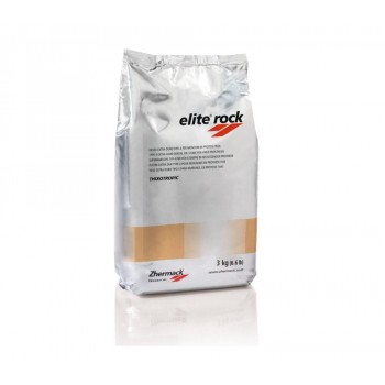 ELITE ROCK - Элит Рок гипс зуботехнический цвет Sandy Brown (песочно-коричневый) 4 класс, 3 кг / Zhermack