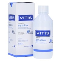 Ополаскиватель VITIS® Sensitive для устранения симптомов гиперчувствительности зубов, со фтором 225ppm и наночастицами гидроксиапатита ( 500мл )