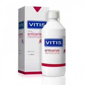 Ополаскиватель VITIS Anticaries для профилактики кариеса, со фтором и наночастицами гидроксиапатита. ( 500 мл )