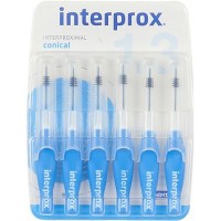 Межзубные ёршики INTERPROX 4G с гнущейся ручкой Размер Conical (1,3 мм)