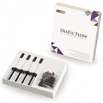 Диафил Флоу (DiaFil Flow) - набор 4 шприца по 2 гр. / DiaDent