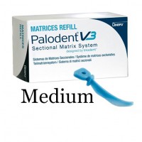Палодент (Palodent V3 M) - матричные клинья с защитой - размер MEDIUM - 100 штук / Dentsply