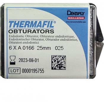 Термафил (Thermafil) - обтураторы эндодонтические - 10 шт. - 25 мм - №25 / Dentsply