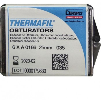 Термафил (Thermafil) - обтураторы эндодонтические - 10 шт. - 25 мм - №35 / Dentsply