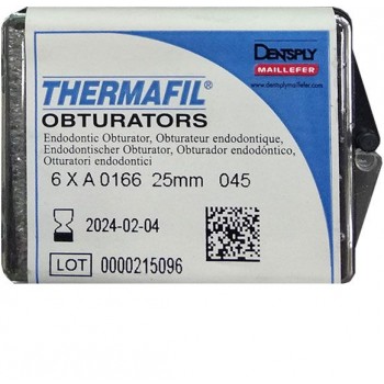 Термафил (Thermafil) - обтураторы эндодонтические - 25 мм - №45 - 6 шт. / Dentsply