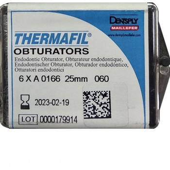 Термафил (Thermafil) - обтураторы эндодонтические - 25 мм - №60 - 6 шт. / Dentsply