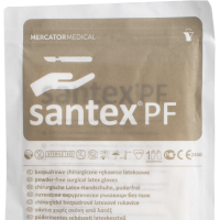 Перчатки хирургические латексные стерильные Santex PF размер 7.5