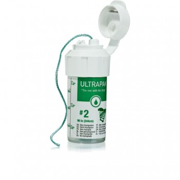 Ультрапак (Ultrapak) - нить вязанная для ретракции десны без пропитки №2 / Ultradent